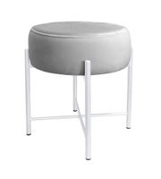 Taboret Pola noga metalowa biała MG39