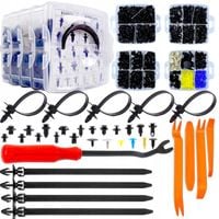 SPINKI SAMOCHODOWE DO TAPICERKI KOŁKI KLIPSY ZESTAW 665 SZTUK + ŚCIĄGACZE