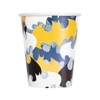 kubeczki papierowe batman 266ml/8szt. urodziny