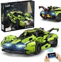 KLOCKI CADA AUTO ZDALNIE STEROWANE BALDE 432 ELEMENTY RC DUAL MODE + LED