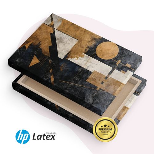 Obraz Canvas Do Salonu Abstrakcja Geometryczna Styl Glamour 40cm x 30cm na Arena.pl