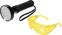 ZESTAW LATARKA UV 100 LED I OKULARY YATO