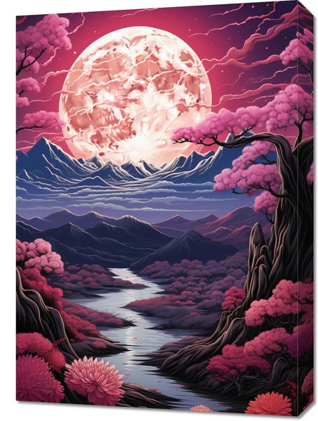 Obraz 50x70cm Różowa Kraina Marzeń zdjęcie 1