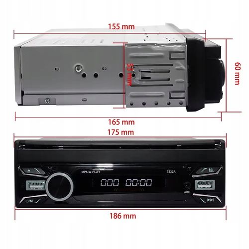 RADIO SAMOCHODOWE BT 1 DIN 7" DOTYKOWE ANDROID 13 WIFI APPLE CARPLAY KAMERA na Arena.pl