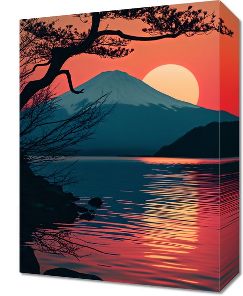 Obraz 30x40cm Góra Wieczorem zdjęcie 1