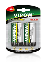 BAT0064B Baterie alkaliczne VIPOW LR20 2szt/bl.