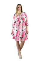 Zwiewna sukienka Luiza Różowa UNI