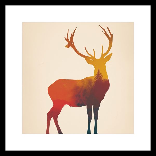 Plakat 20x20cm Światło Leśnego Monarchy zdjęcie 3