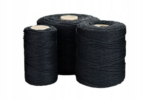 SZNUREK bawełniany czarny 2mm 100g 50m na Arena.pl