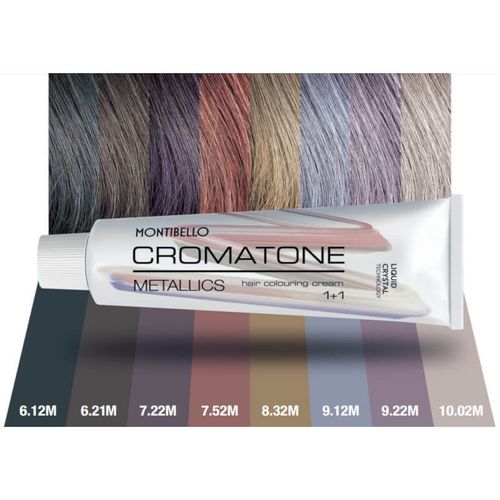 Montibello Cromatone Metallics farba do włosów, koloryzacja trwała i ton w ton, 60ml 10.02 M- skandynawski lód na Arena.pl