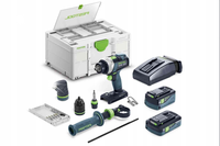 Wiertarko-Wkrętarka Akumulatorowa Festool QUADRIVE TDC 18/4 5,0/4,0 I-Set