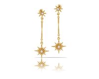 kolczyki śnieżynki długie (p15/stl/36au)