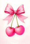 Plakat 70x100cm Nowoczesny Owoce I Cherry I Pop Art Vintage do Salonu