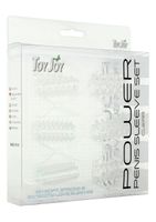 zestaw nakładek na penisa power transparent toyjoy