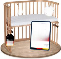 ŁÓŻECZKO DREWNIANE BABYBAY MAXI Z MATERACEM ŁÓŻKO DOSTAWNE DZIECIĘCE KIDS