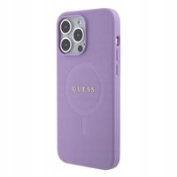 FIOLETOWE ETUI GUESS DO APPLE IPHONE 15 PRO MAX HARDCASE SAFFIANO MAGSAFE