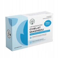 Aura Care Chelat Magnezu + B6 Forte Aktywator wchłaniania Minerały 60 kap
