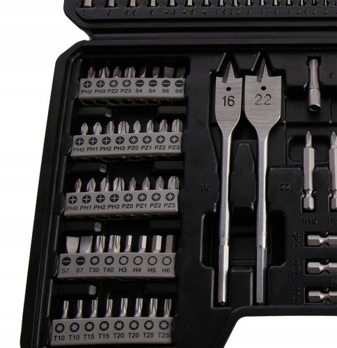 ZESTAW WIERTEŁ BITÓW + WALIZKA BOSCH V-LINE 103 EL na Arena.pl