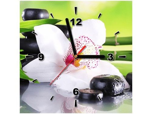 30X30CM ZEGAR KAMIENIE SPA STORCZYK OBRAZ DREWNO na Arena.pl