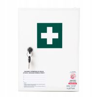 APTECZKA PIERWSZEJ POMOCY stalowa ścienna ZAKŁADOWA Z WYPOSAŻENIEM "30.2"