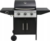 GRILL GAZOWY OGRODOWY LOVON 3+1, 12,8KW Z POKRYWĄ PALNIK BOCZNY + POKROWIEC