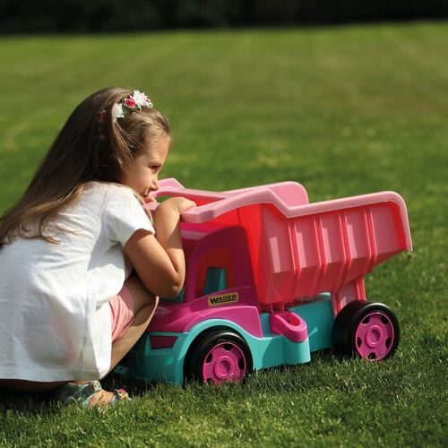 Gigant Wywrotka Różowa - Duży Pojazd WADER dla Dzieci na Arena.pl