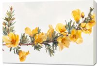 Obraz 100x70cm Żółte Kwiaty