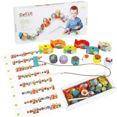 Klocki do nawlekania, rybki