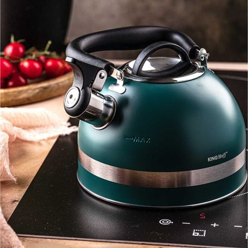 czajnik 1,8l z gwizdkiem kinghoff kh-1855 zielony na Arena.pl