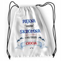 Plecak Dla Bratanka Cioci Szkolny Worek Torba Z Nadrukiem Ze Zdjęciem