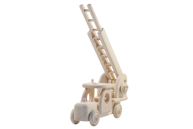 Drewniany samochód strażacki zdjęcie 4