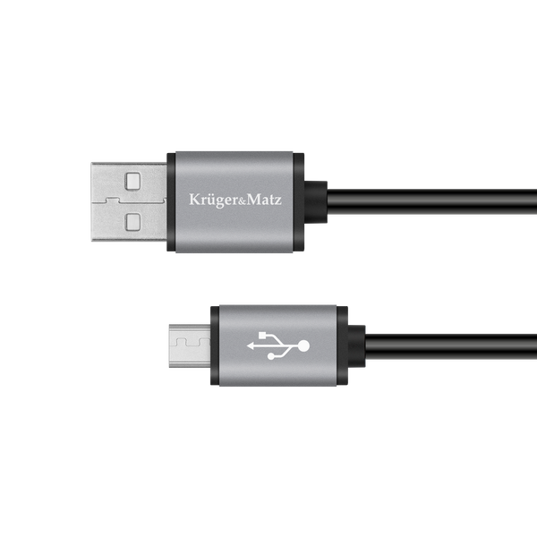 Kabel USB - micro USB 0,2m Kruger&Matz MOCNY zdjęcie 1