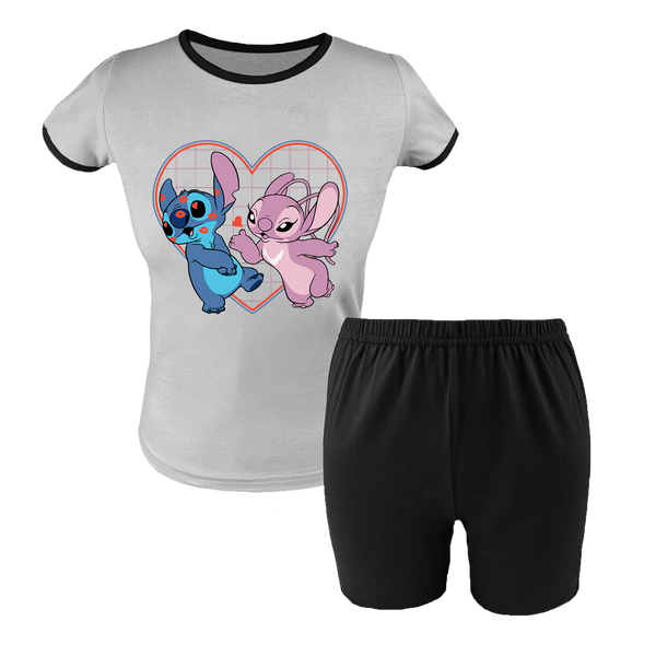 Krótka Piżama dziecięca Lilo i Stich zdjęcie 1