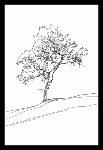 Plakat 20x30cm Drzewo w Zarysie zdjęcie 2
