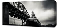 Obraz 60x30cm Statek przy Moście