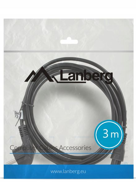 Kabel zasilający laptop notebook koniczynka VDE HQ zdjęcie 1