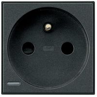 AXOLUTE - Gniazdo 2P+Z 16A ANTRACYT Bticino HS4142