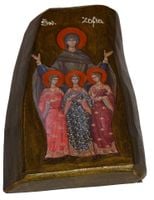 Ikona Święta Zofia patronka matek i wdów