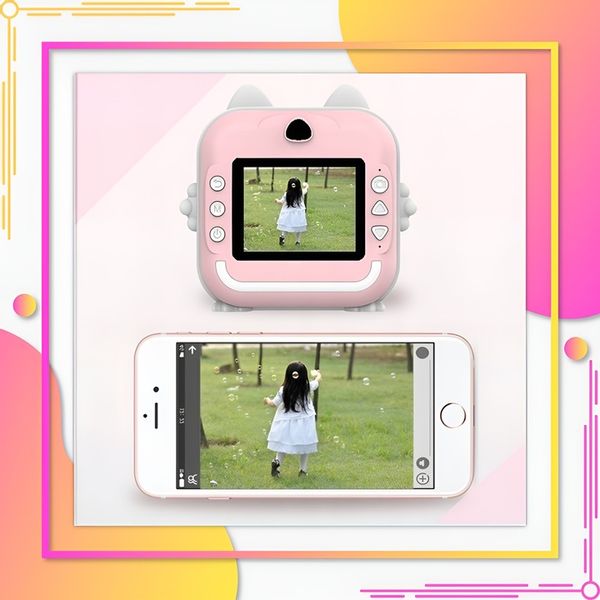 APARAT NATYCHMIASTOWY DLA DZIECI DRUKUŚ DRUKARKA Z KARTA 32GB + 3 ROLKI zdjęcie 12