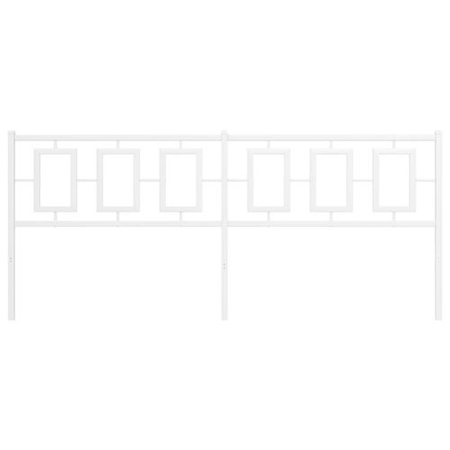 Metalowe wezgłowie, białe, 200 cm na Arena.pl