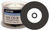 Ritek CD-R Vinyl Printable Czarny Nośnik 100 sztuk