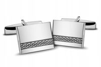 Zestaw spinek do krawata i do mankietów AG925