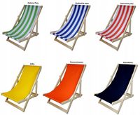 2 Leżak DREWNIANY LEŻAKI PLAŻOWE + stolik kawowy