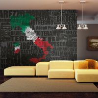 Fototapeta - Text map of Italy 450x270