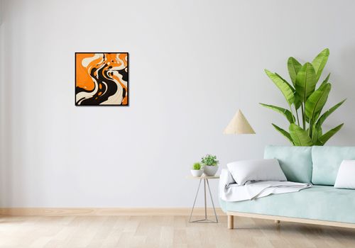 Plakat 50x50cm Tańczący Atrament na Arena.pl