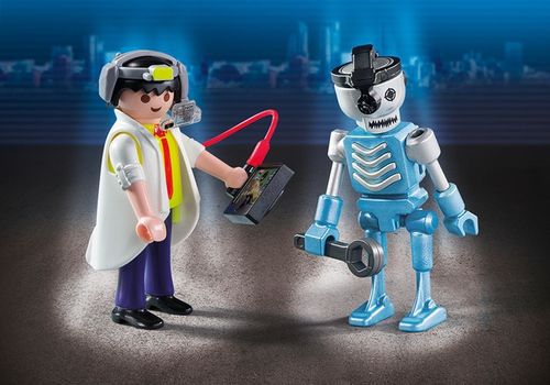 Playmobil - Duo pack profesor i robot 6844 na Arena.pl