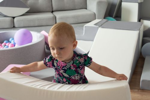 Tunel komplet 2 dużych klocków kształtek piankowych do żłobków przedszkoli na Arena.pl