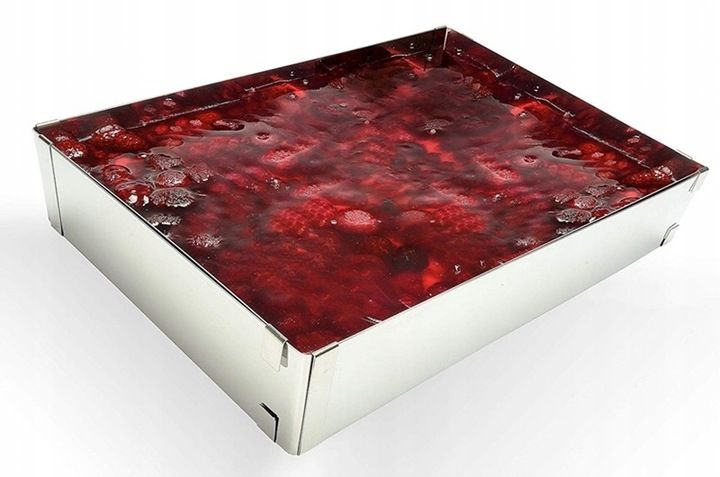 RANT BLACHA FORMA REGULOWANA DO PIECZENIA CIASTA BISZKOPTU 15H 38x46cm zdjęcie 5