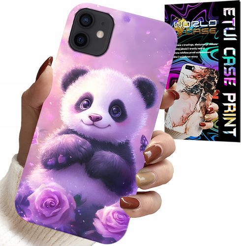 ETUI DO IPHONE 13 MINI - SŁODKA PANDA WZORY DLA DZIECI + SZKŁO na Arena.pl