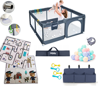 KOJEC DLA DZIECI ISERE PREMIUM 1212G + MATA PIANKOWA KULKI ORGANIZER